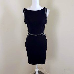 Charlotte Russe Cut Out Mini Dress Black Medium